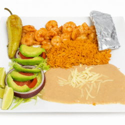 camarones a la Plancha / Grilled Shrimp ninas Market & restaurant